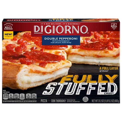 DiGiorno  Frozen Fully Stuffed Crust Double Pepperoni - 30.4oz - image 1 of 4