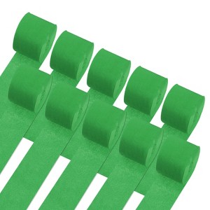 Unique Bargains Fine Texture Lightweight Soft to the Touch Not Easy to Fade Crepe Paper Streamers 10 Pcs - 1 of 4