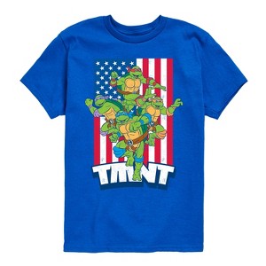 Boys' - Teenage Mutant Ninja Turtles - USA Turtles Short Sleeve Graphic T-Shirt - 1 of 4