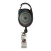 Advantus® Retractable Carabiner Style Badge Reels with Badge Strap, Smoke, Pack of 12 - 2 of 4