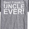 Men's - Instant Message - Best Freakin Uncle Ever Short Sleeve Graphic T-Shirt - 2 of 4
