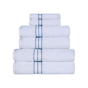 Premium Cotton Solid Plush Heavyweight Hotel Luxury Towel Set by Blue Nile Mills - 1 of 4