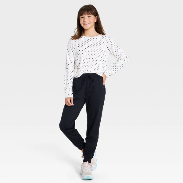 Pantalones jogger de estiramiento suave para niña - All In Motion™ 3