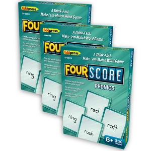 Teacher Created Resources® Four Score Card Game: Phonics, Pack of 3 - 1 of 4