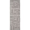 Abstract Washable Area Rug Non-Slip Throw Rug with Rubber Back, Low Pile Stain Resistant Boho Geometric Carpet for Living Room, Bedroom Dining Room - 4 of 4