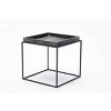 Burnham Home Highlands Side Table Dark Gray - Boraam: Oak Wood, Removable Tray Top, No Assembly Required - 3 of 4