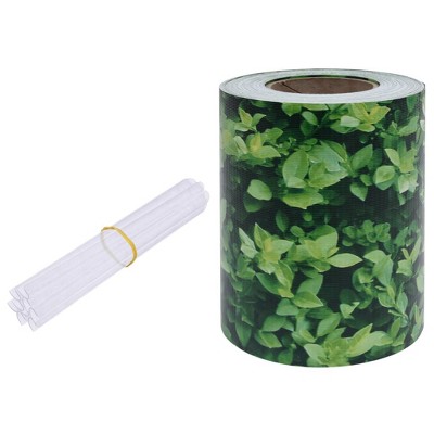 vidaXL Garden Privacy Screen PVC 114.8'x0.6' Green