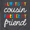 Boys' - Instant Message - Always My Cousin Short Sleeve Graphic T-Shirt - 2 of 4