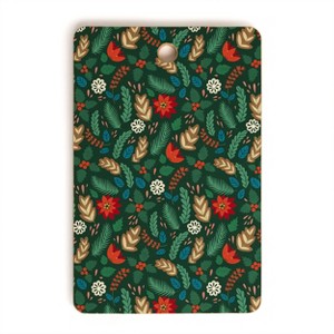 Pimlada Phuapradit Christmas foliage Cutting Board Rectangle -Deny Designs - 1 of 3