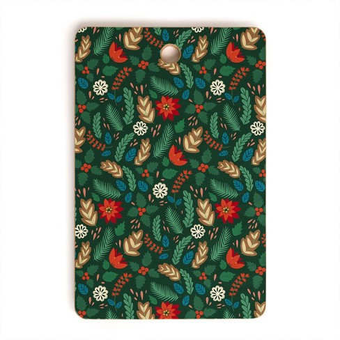 Pimlada Phuapradit Christmas foliage Cutting Board Rectangle -Deny Designs - image 1 of 3