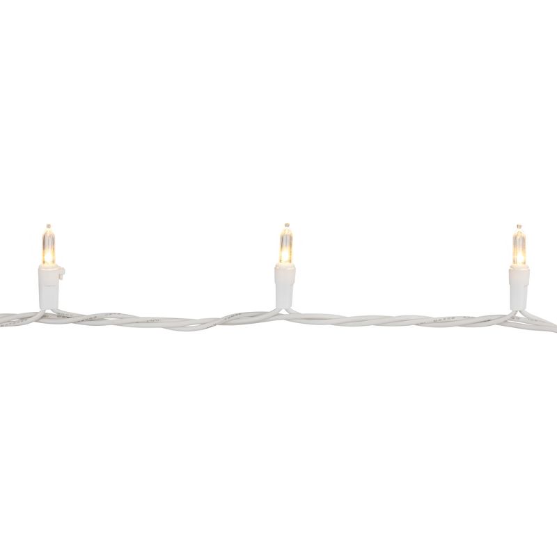 Northlight 35ct LED Mini Christmas Lights Warm White - 11.25' White Wire, 5 of 7