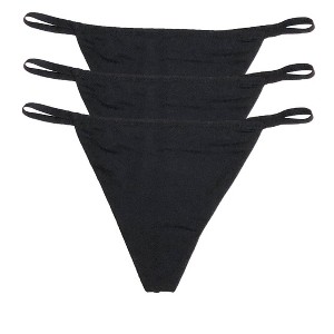 Felina Women's Blissful Basic G-String 3-Pack | Panty | Stretch - 1 of 2
