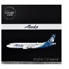 Boeing 737 MAX 8 Commercial Aircraft "Alaska Airlines" White w/Blue Tail "Gemini 200" Series 1/200 Diecast Model by GeminiJets - 3 of 3