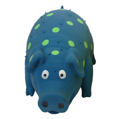 Squealing pig dog store toy