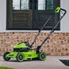 Greenworks Powerall 2x24V 19" Brushless Push Mower with (2) 4.0Ah Batteries and Charger - 2 of 4