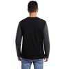 WhizMax Men's Casual Slim Fit Round Neck Color Block Long Sleeve T-Shirt - 4 of 4