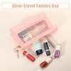 Unique Bargains Clear Letter Makeup Bags 1 Pc - 3 of 4