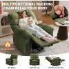 Oversized Rocking Recliner Chair, 360 Degree Swivel Massage Chair with Vibration Massage and Heat - 4 of 4