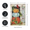 Evergreen Pumpkin Stack  Garden Suede Flag 12.5 x 18 Inches Indoor Outdoor Decor - 4 of 4