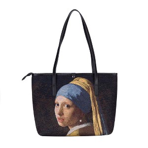 Signare USA Vermeer Girl with a Pearl Earring Shoulder Tote Bag - 1 of 4