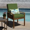 Honeycomb Outdoor Highback Dining Chair Cushion - 2 of 4