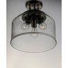 Maxim Lighting Acadia 3 - Light Semi-Flush Mount in  Black - 2 of 4
