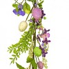 5' Artificial Floral Spring Garland with Eggs and Berries - National Tree Company - 3 of 3