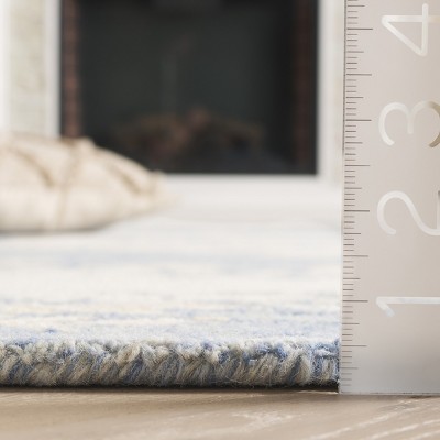 Ivory Wool Handmade Tufted Rectangular Area Rug 3' x 5'