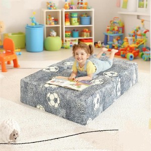 Hooseng Bean Bag Chair, Lazy Bean Bag Sofa with Footrest, Floor Beanbag Chairs with Stuffed High-Density Foam, Memory Foam Bean Bag Sofa - 1 of 4