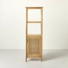Wood & Cane Bathroom Storage Cabinet - Hearth & Hand™ with Magnolia - 3 of 4