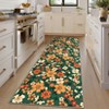 Farmhouse Floral Rug Washable Rug for Living Room/Bedroom - 4 of 4