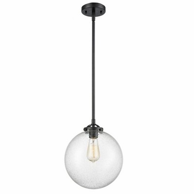 Beacon - 1 Light Stem Hung Mini Pendant In Industrial Style-11.38 Inches Tall and 10 Inches Wide