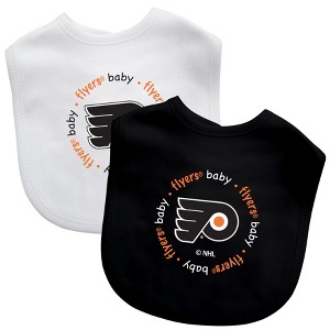 BabyFanatic Officially Licensed Unisex Baby Bibs 2 Pack - NHL Philadelphia Flyers - 1 of 3