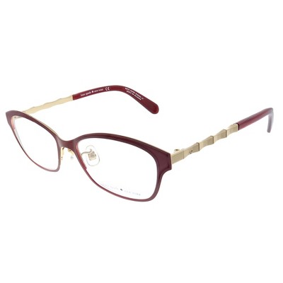 Kate Spade Low Bridge Fit  OEN Womens Cat-Eye Eyeglasses Red 51mm