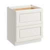 CASAINC 30 in. W x 34.5 in. H x 24 in. D 2 Drawer Soft Close Base Kitchen Cabinet with Full Overlay Front - Plywood Ready to Assemble - 2 of 4