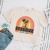 Simply Sage Market Women's Sunshine On My Mind Rainbow Short Sleeve Relaxed Fit Cropped Tee - 3 of 3
