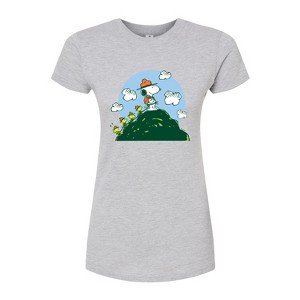 Women's - Peanuts - Beagle Scouts Hill Fitted Graphic T-Shirt - 1 of 3