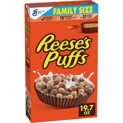 General Mills Family Size Reeses Puffs Cereal - 19.7oz