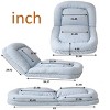 Triple Fold Down Sofa Bed with Adjustable Backrest, Metal Frame Floor Sleeper Chair for Compact Living, Soft Cotton Filling-Baofuwish - 4 of 4
