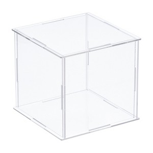 Unique Bargains Acrylic Assemble Dustproof Box Showcase for Collectibles Crafts Display - 1 of 3