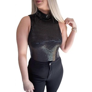 Women's Night Out Bodysuit - Blue Buttercup - 1 of 4