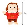 Curious George Cuteeze 7" Inch Collectible Plush Toy, Red Shirt - 2 of 4