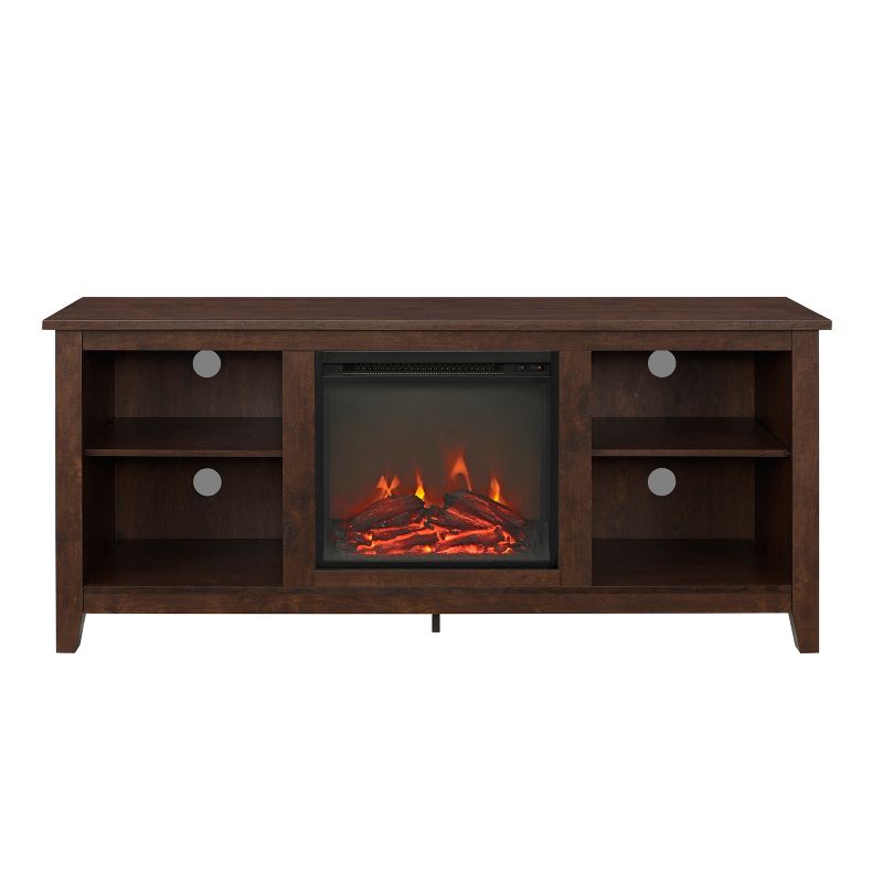 Ackerman Modern Transitional Fireplace TV Stand for TVs up to 65" - Saracina Home, 5 of 9