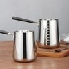 GustoWave 1000ml Chocolate, Milk Frothing Pitcher, Butter Warmer with Pouring Spout, Stainless Steel Pot with Heat-Insulated Handle - 2 of 4