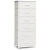 Crestlive Products Vertical Dresser for Bedroom Storage Tower with Sturdy Steel Frame Wood Top Easy Pull Fabric Bins - 2 of 4