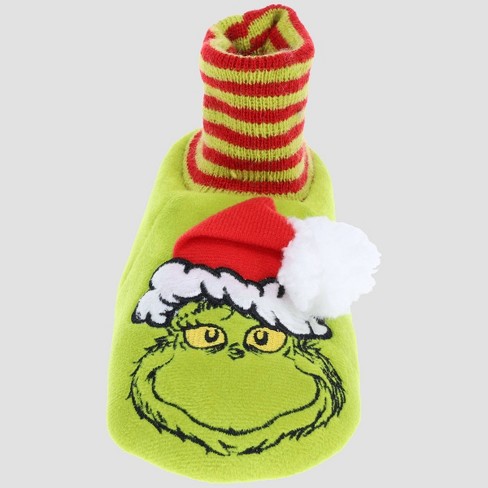 The Grinch Women's Holiday Scuff Slippers - Ivory S : Target