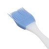 Unique Bargains Basting Brush 28g Large Handle Brush Color Block Dishwasher Safe Silicone PP 7.87"x1.57" 1Pcs - 4 of 4