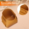 Unique Bargains PU Leather Organizing Jewelry Cosmetics Vanity Storage Tray - 3 of 4