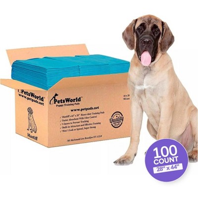 PetsWorld Massive (28x44 inch) Dog Training & Potty Pads Pads