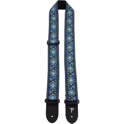 Perri's Jacquard Guitar Strap Blue 2 in.